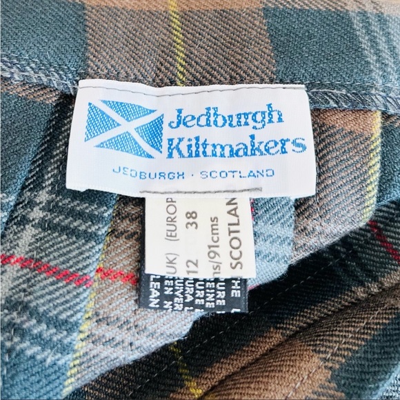 VINTAGE Pure Wool Kilt Made in Scotland Size Small - Picture 7 of 9